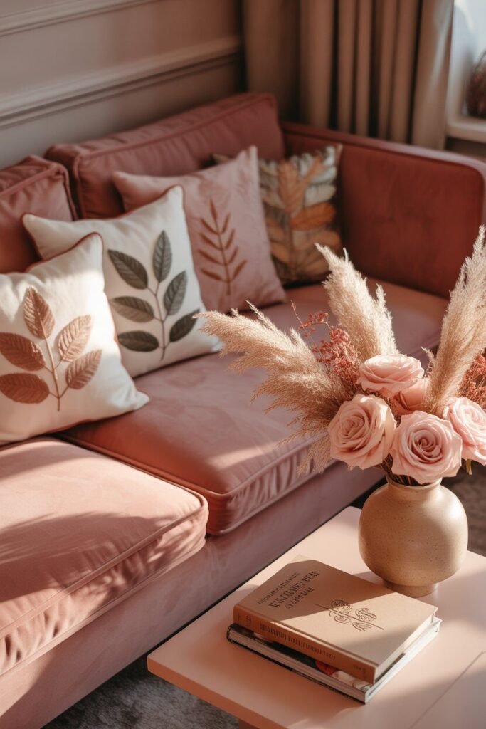 pink living room 13 small pink living room design