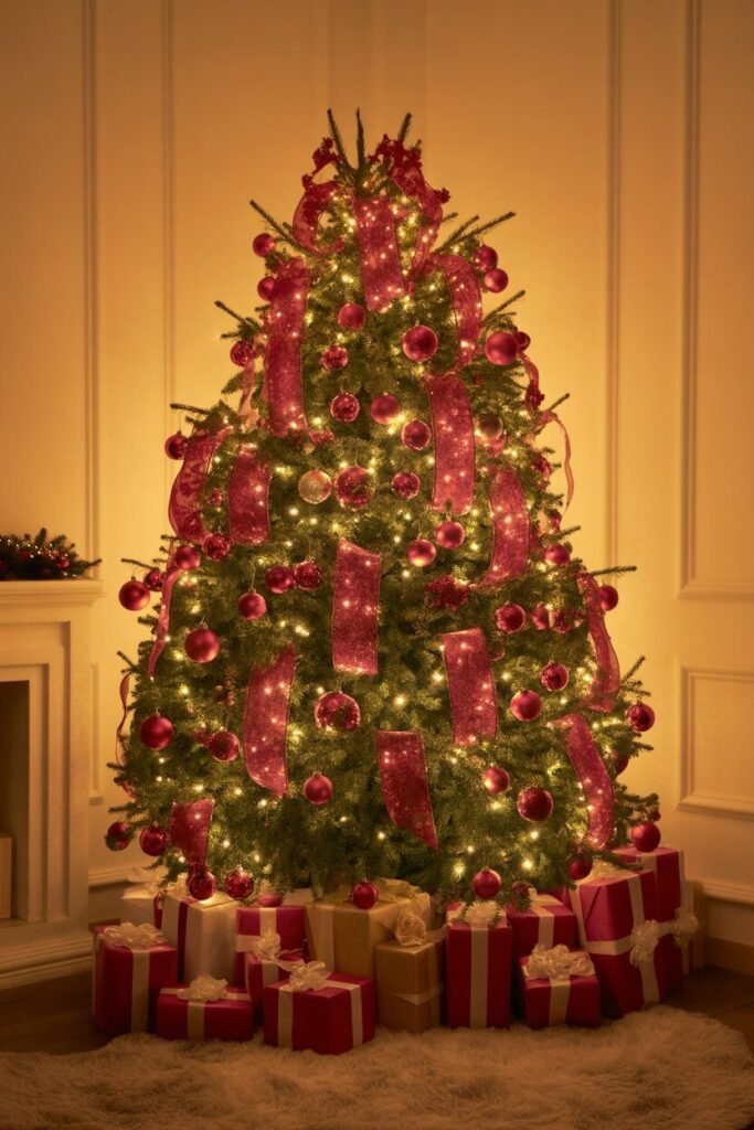 Red Christmas Decor 4 red christmas decor ornaments