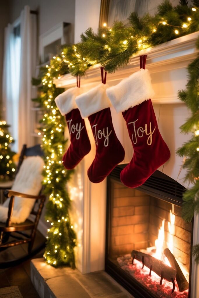 Red Christmas Decor 7 red christmas decor stockings