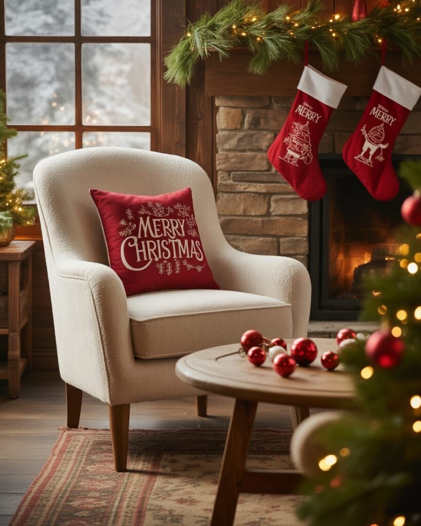 Red Christmas Decor 2 red christmas decor living room