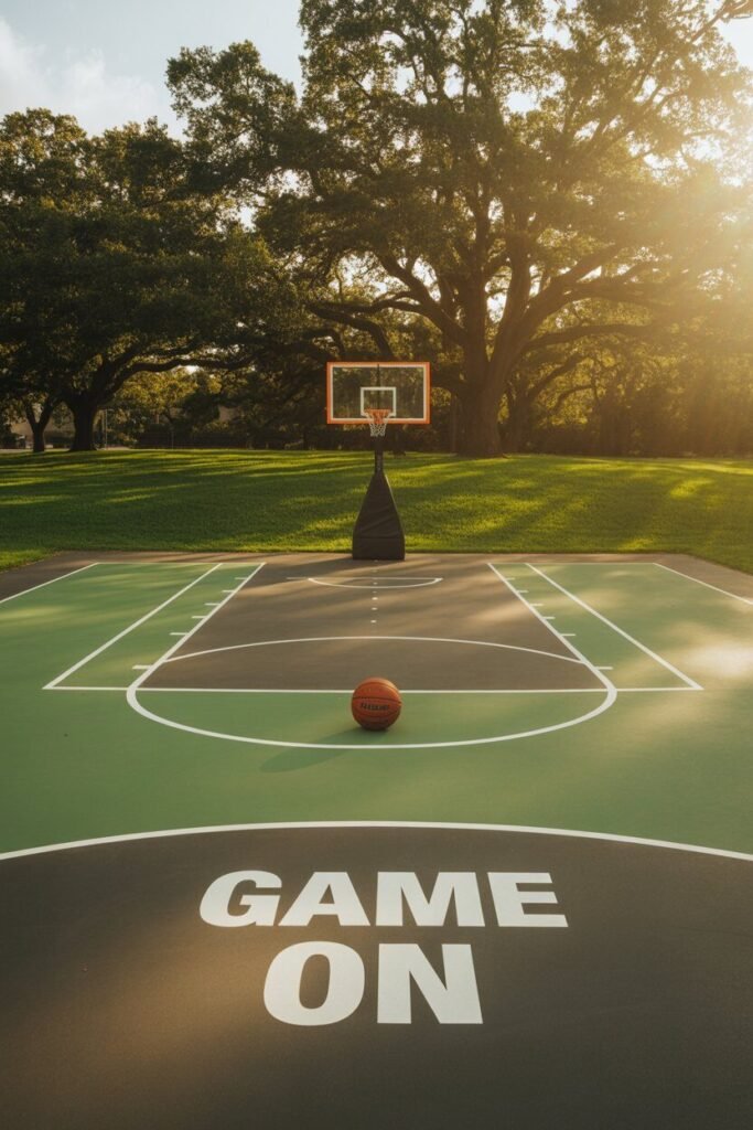 large backyard ideas 10 Large backyard ideas sports court