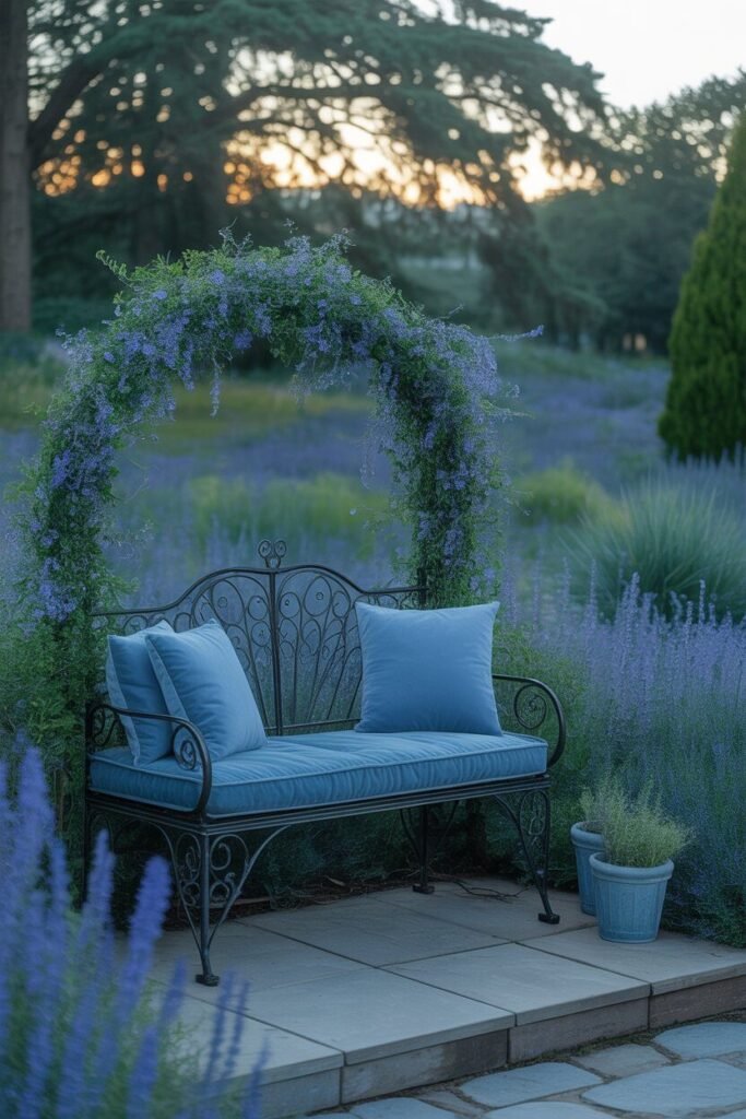 blue witchy garden 6 Blue witchy garden furniture