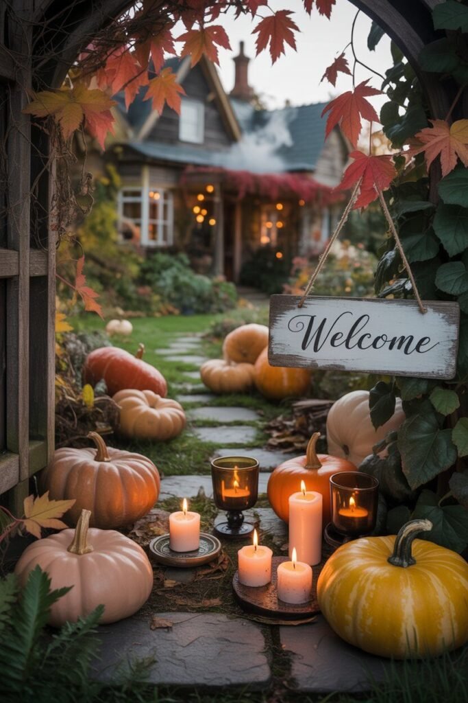 blue witchy garden 14 Blue witchy garden seasonal decor