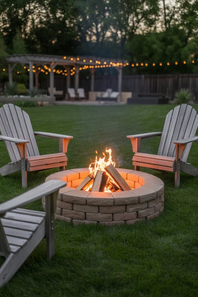 large backyard ideas 11 Large backyard ideas fire pit