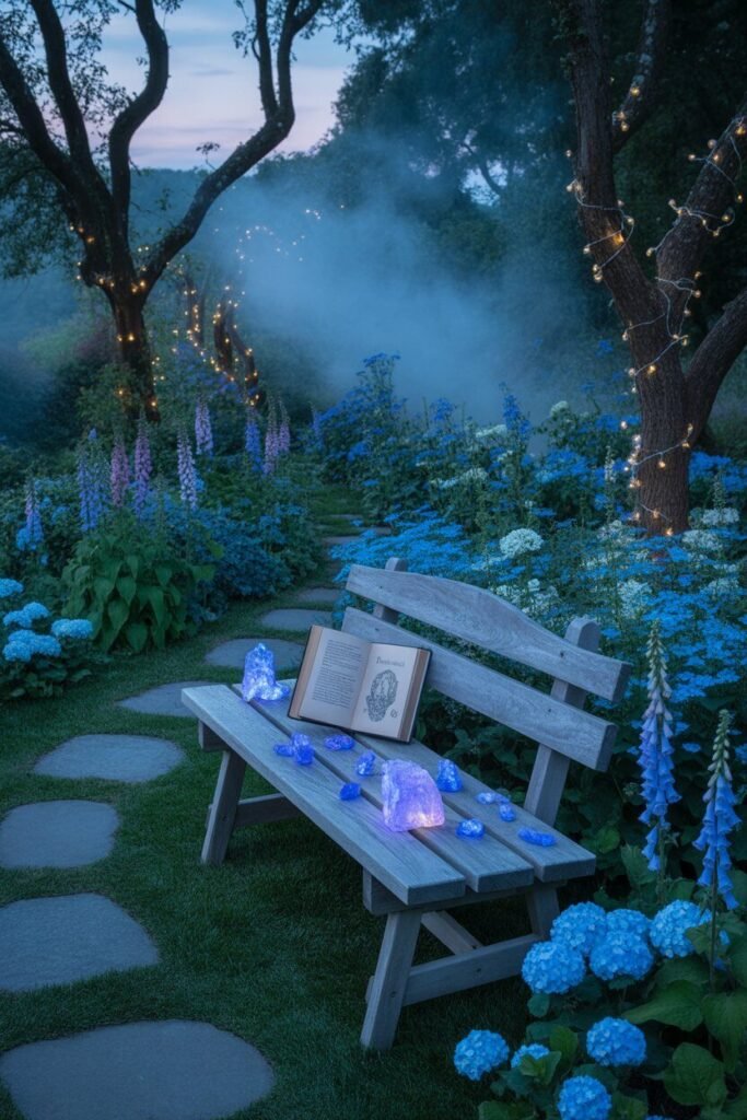 blue witchy garden 16 Complete blue witchy garden design