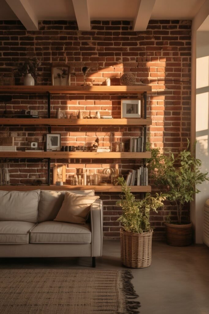 modern rustic living room 11 modern rustic living room exposed brick