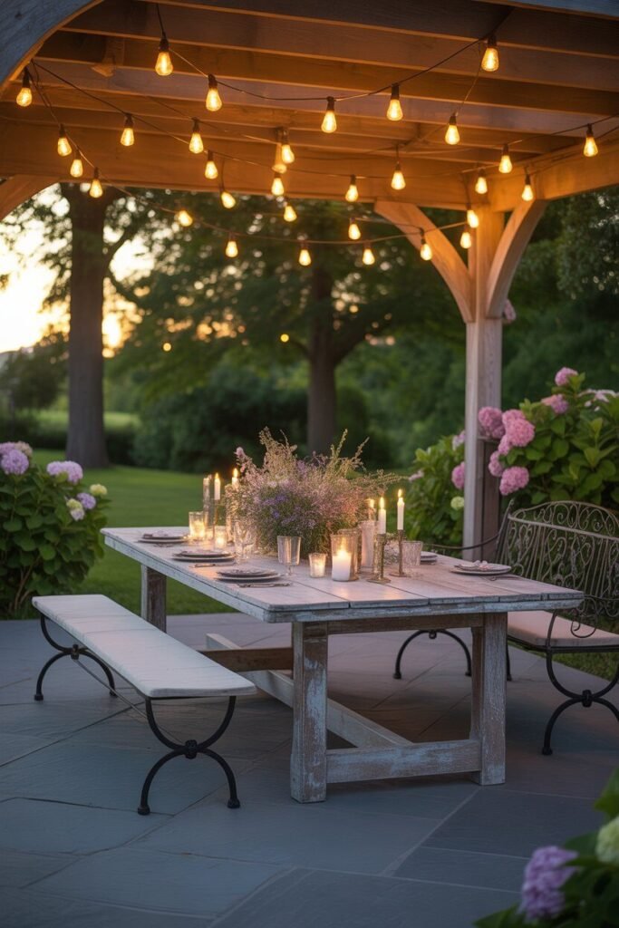 large backyard ideas 13 Large backyard ideas dining pavilion