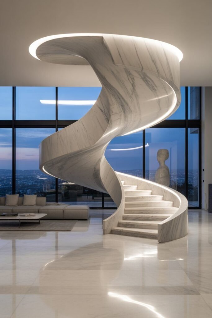 25 modern stairs design 24 25 modern stairs design marble