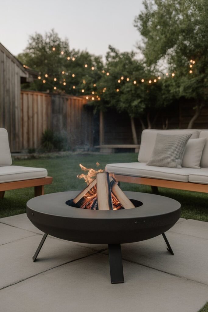 fire pit backyard 3 modern metal fire pit backyard