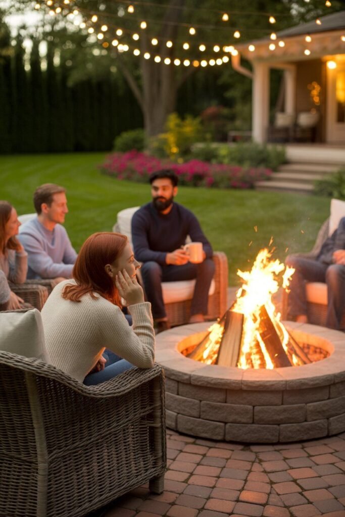 fire pit backyard 5 circular fire pit backyard design