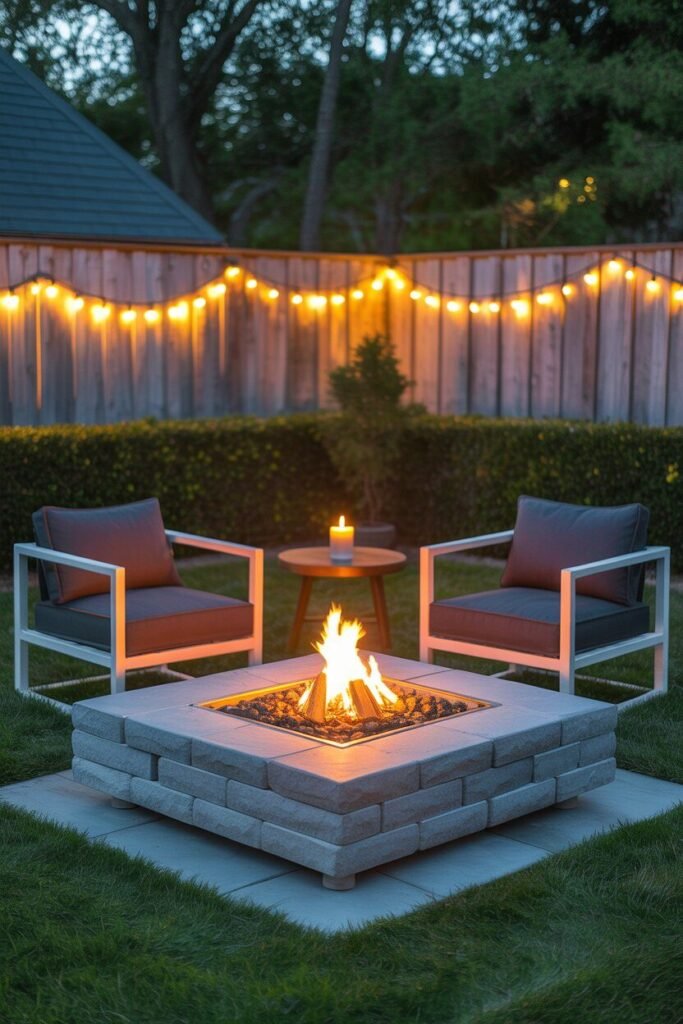 fire pit backyard 13 square fire pit backyard design