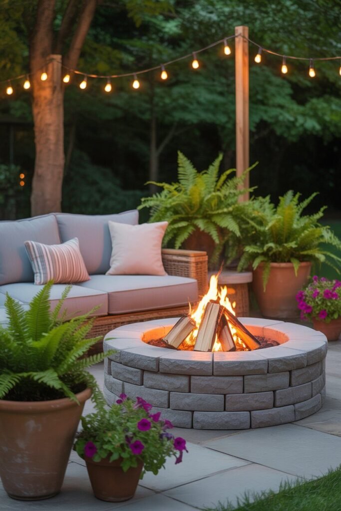 fire pit backyard 14 fire pit backyard with sofa
