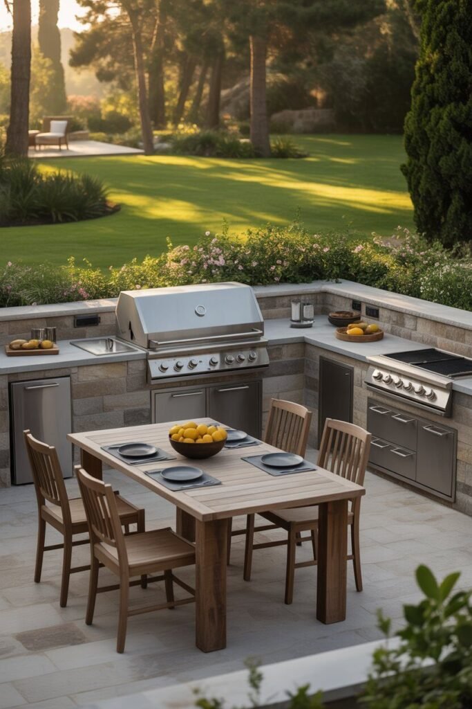 large backyard ideas 3 Large backyard ideas outdoor kitchen