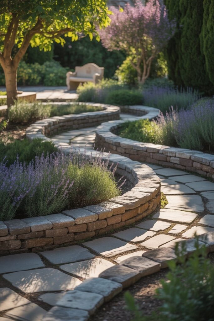 beautiful circular garden 6 beautiful circular garden with pathways