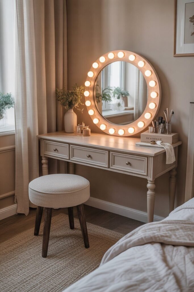 master bedroom vanity 2 Cozy master bedroom vanity corner