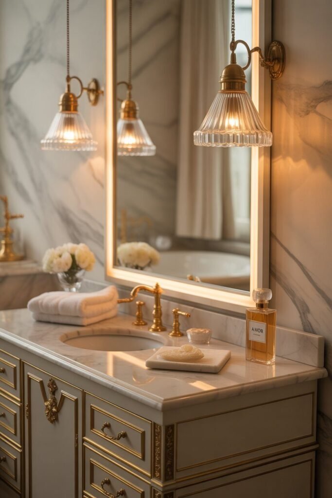 master bedroom vanity 10 Vanity lighting for master bedroom