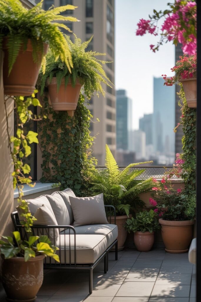 dreamy rooftop terrace 4 Green plants on dreamy rooftop terrace