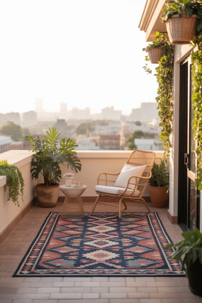 dreamy rooftop terrace 8 Outdoor rug dreamy rooftop terrace