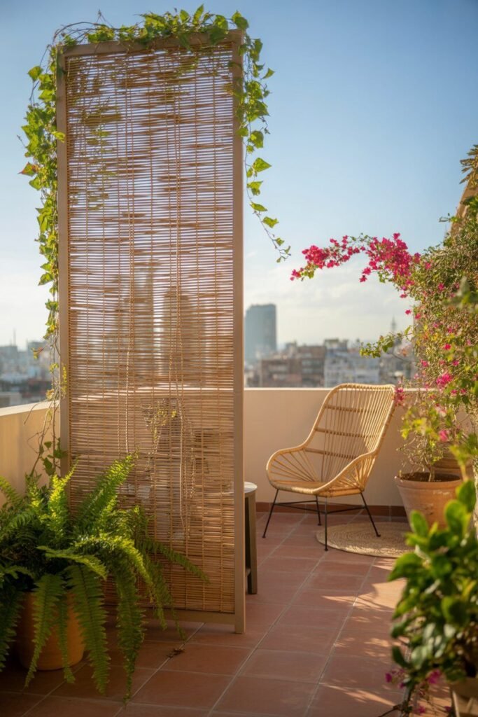 dreamy rooftop terrace 11 Privacy screen dreamy rooftop terrace