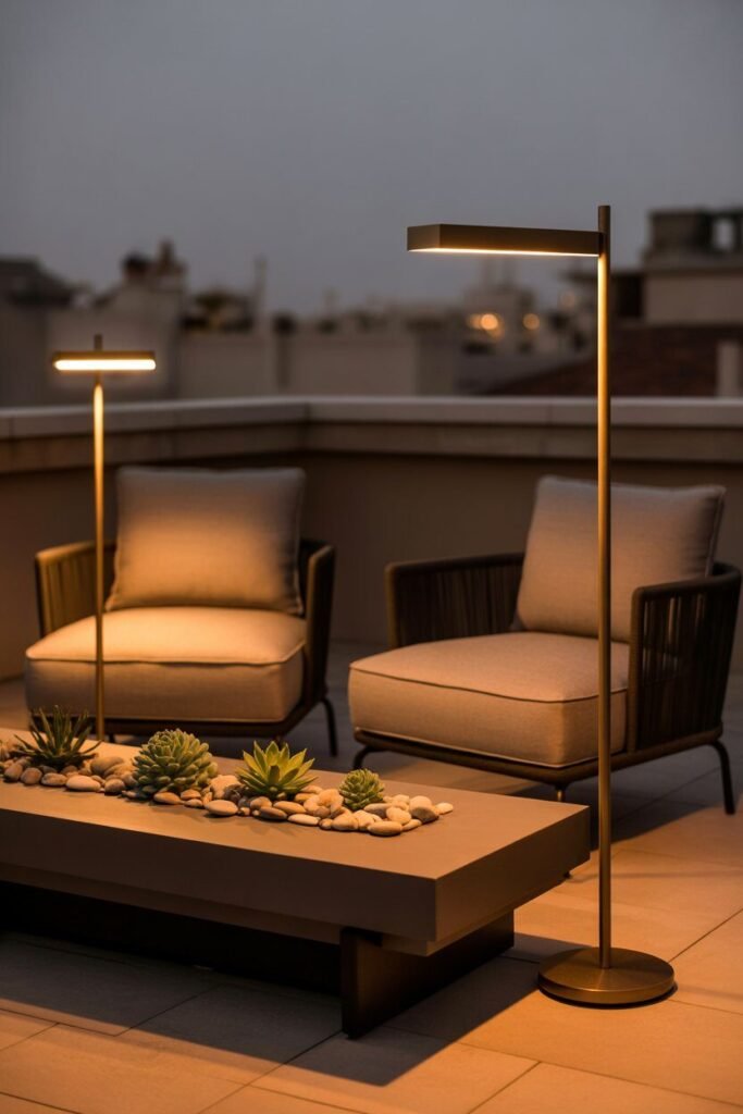 modern rooftop terrace lighting 10 floor lamp modern rooftop terrace lighting