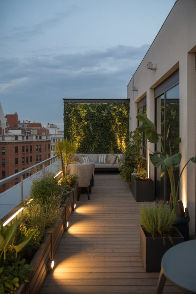 modern rooftop terrace lighting 11 nature inspired modern rooftop terrace lighting