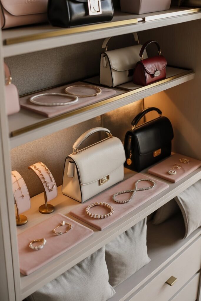 feminine stylish and modern wardrobe 6 modern wardrobe accessory display
