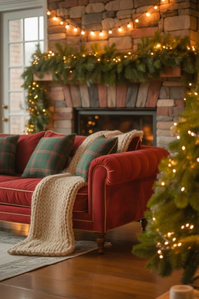 christmas decor ideas 2 Classic red and green Christmas decor