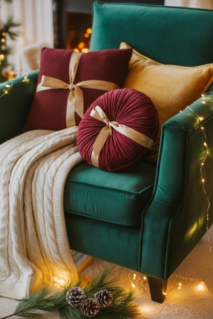 christmas decor ideas 25 Velvet Christmas decor
