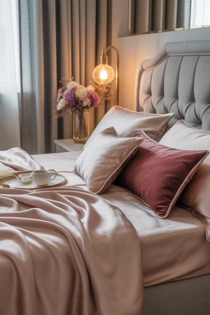 opulent luxury bedroom ideas 5 Opulent bedding in luxury bedroom
