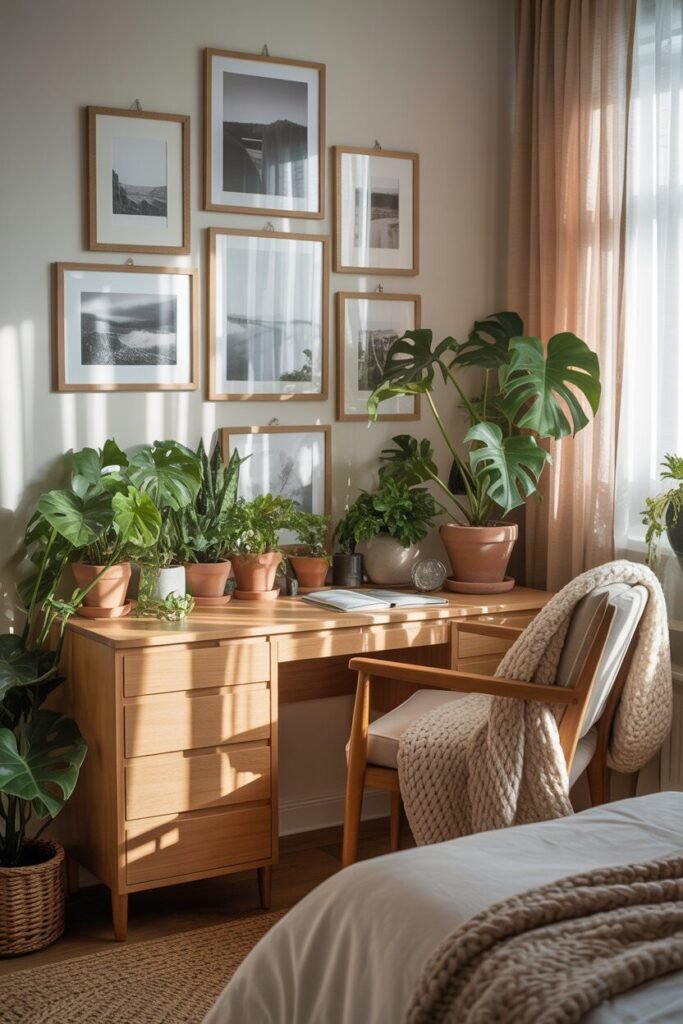 cozy modern bedroom with blush accents 11 Personal decor cozy modern bedroom.