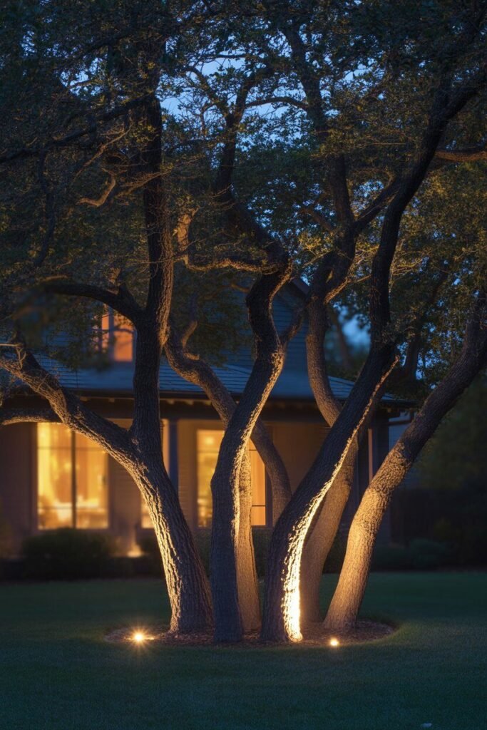 outdoor garden lighting ideas landscaping 4 uplighting trees outdoor garden lighting ideas landscaping