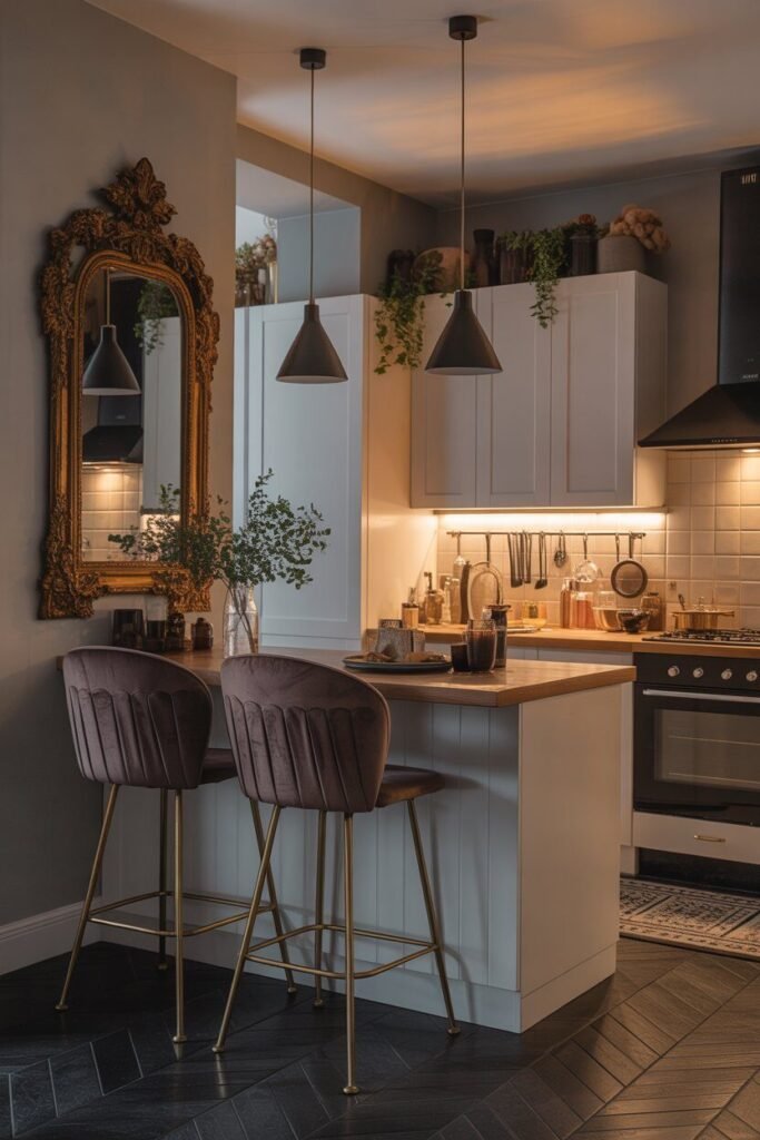 dark purple kitchen and gold accents 16 luxury decor purple gold kitchen