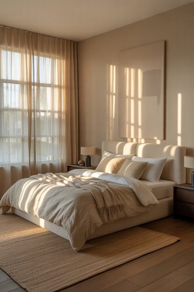 luxe bedroom ideas 5 Neutral tones for luxe bedroom ideas.
