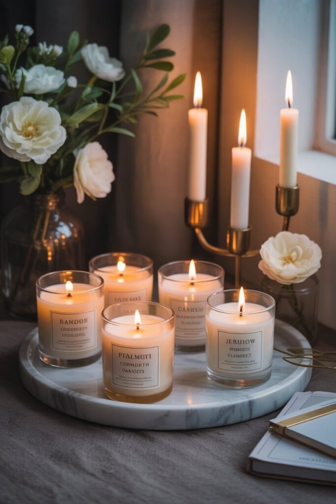 luxe bedroom ideas 18 Scented candles luxe bedroom ideas.