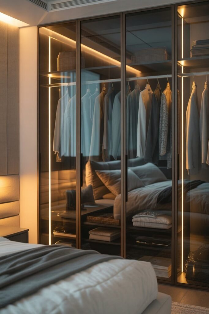 Wardrobes design 9 glass door wardrobes design modern.