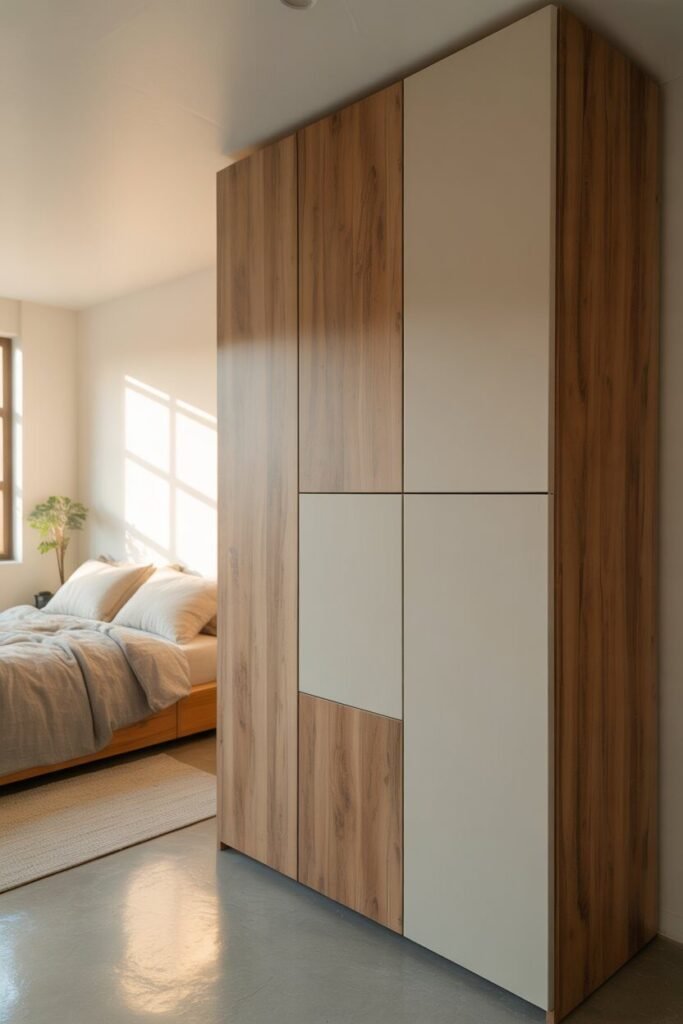 Wardrobes design 11  two-tone wardrobes design modern look.