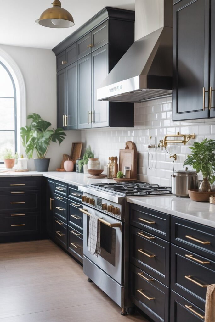 Dark kitchen ideas 2 matte black cabinets dark kitchen ideas.