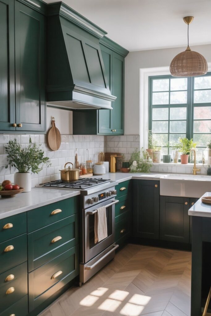 Dark kitchen ideas 7 dark green cabinets dark kitchen ideas.