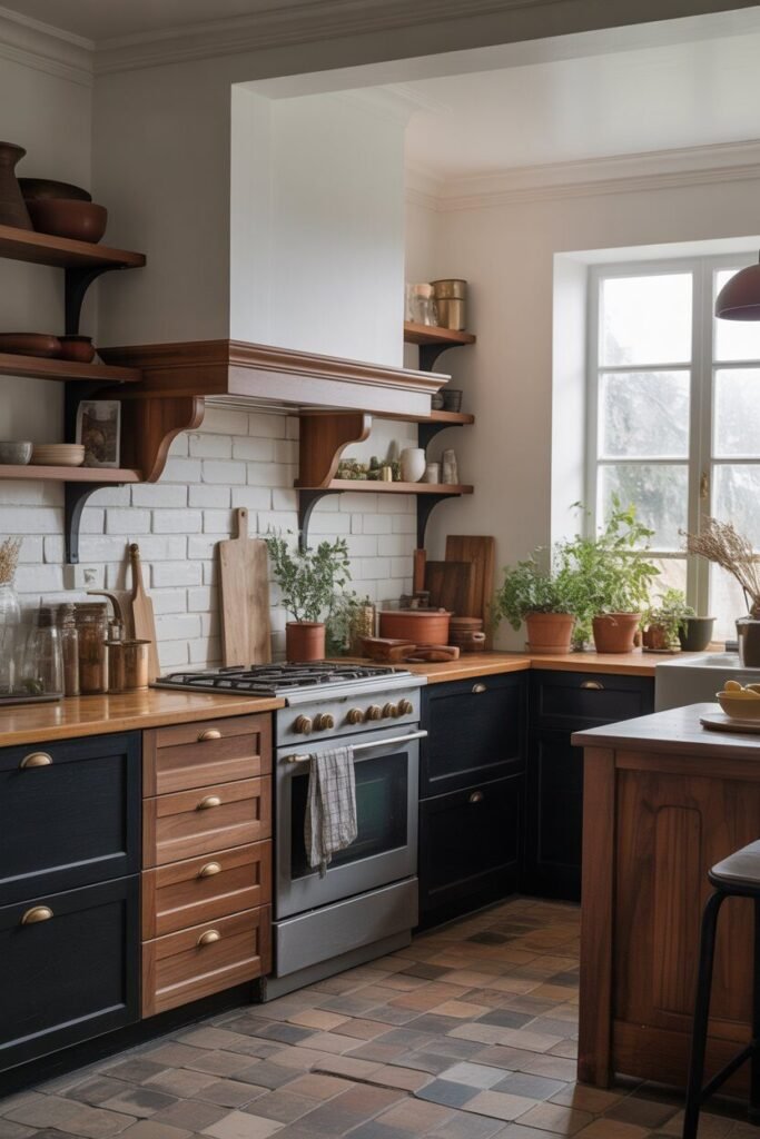 Dark kitchen ideas 8 two-tone cabinets dark kitchen ideas.