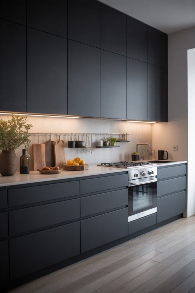 Dark kitchen ideas 13 minimalist modern dark kitchen ideas.