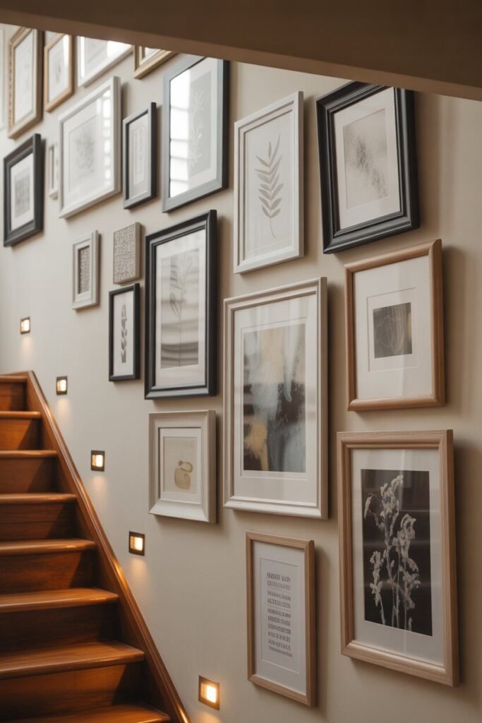 Understairs decor ideas 9 art wall understairs decor ideas.