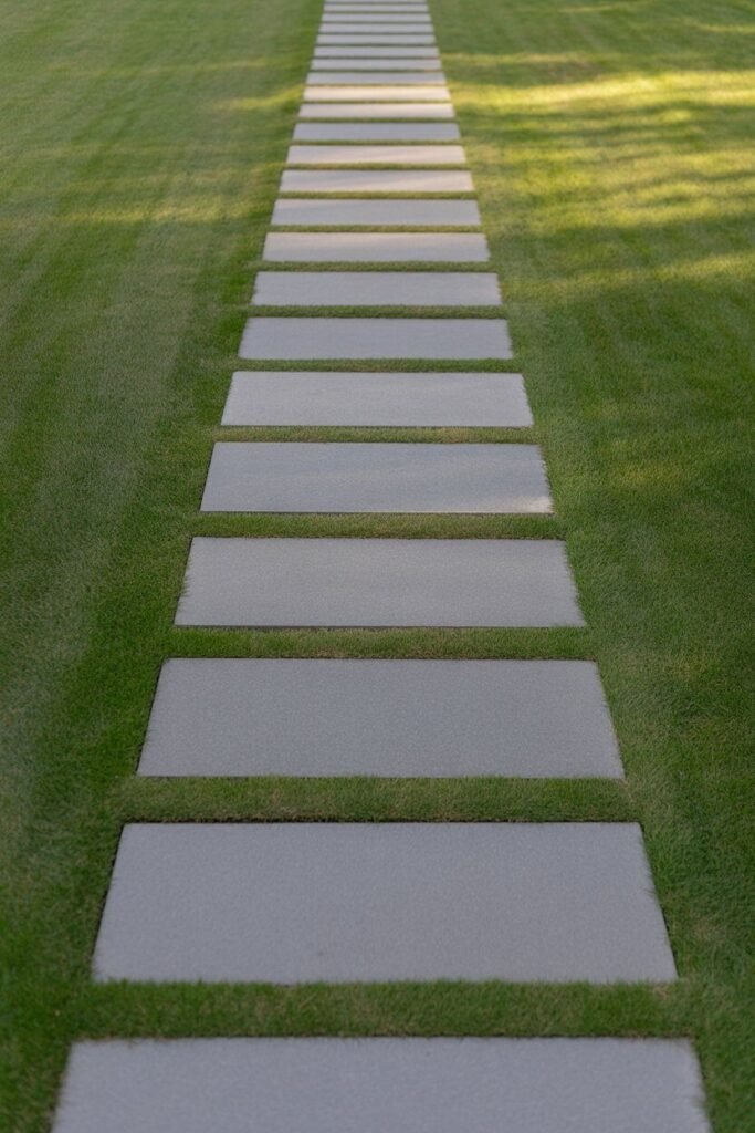 Modern backyard garden design 4 modern backyard garden design paving stones