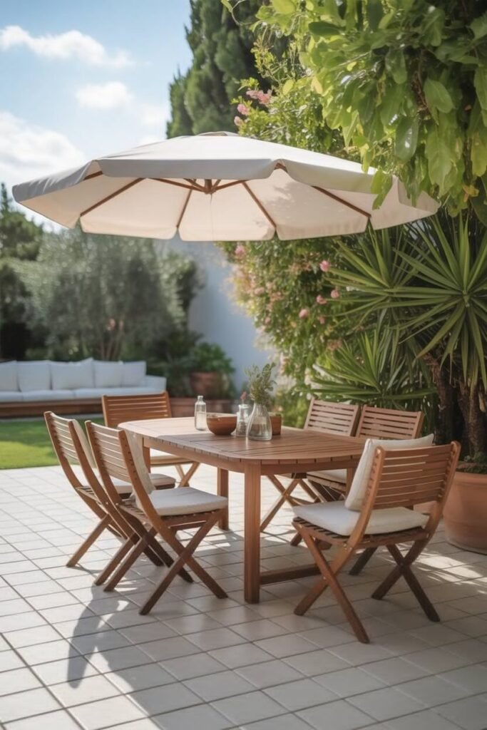 Modern backyard garden design 5 modern backyard garden design dining area