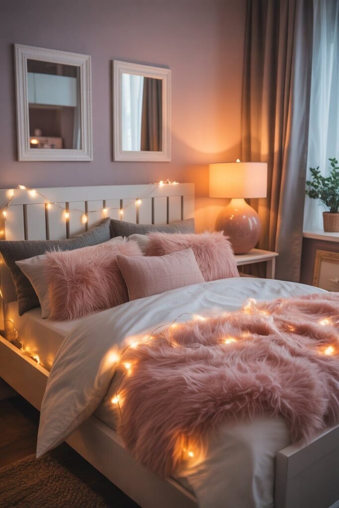 dreamy teenager room 3 Dreamy teenager room cozy bed