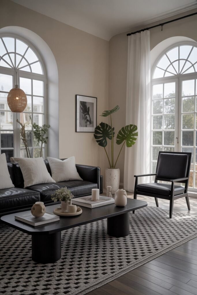 luxury white and black living room 2 luxury white and black living room design