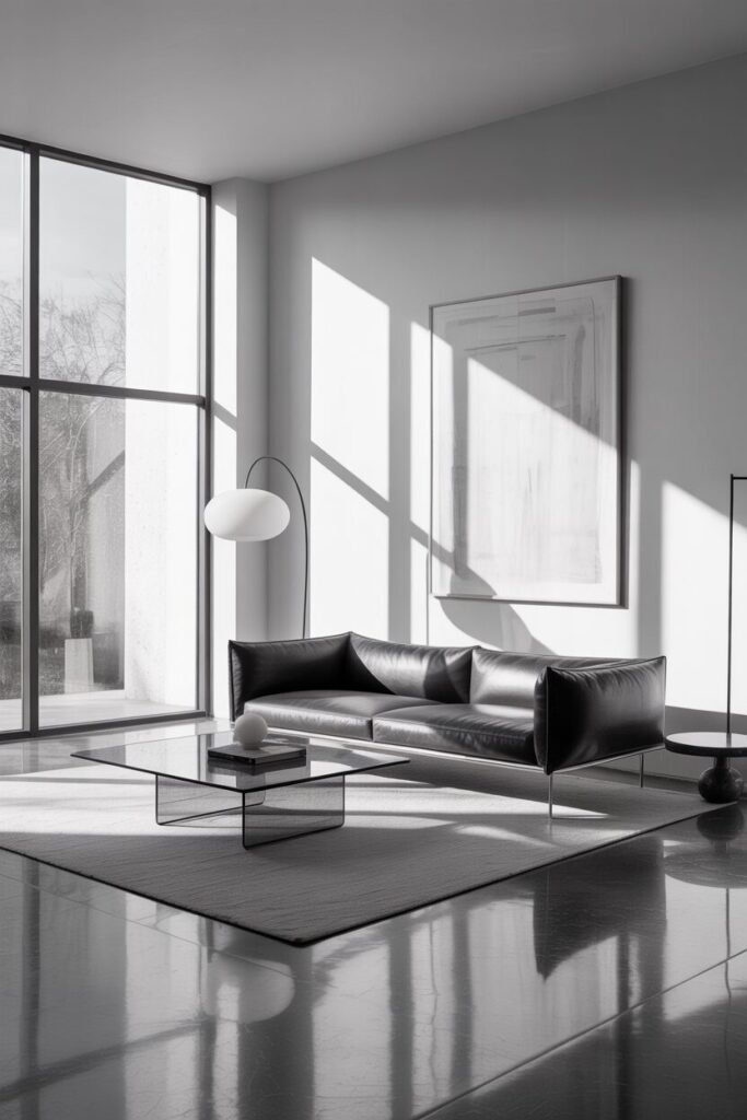 luxury white and black living room 7 minimalist luxury white and black living room