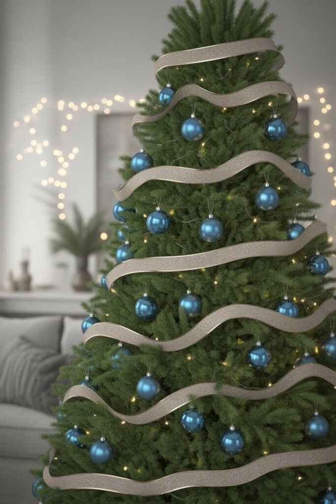 Blue christmas decor 4  blue christmas decor tree design