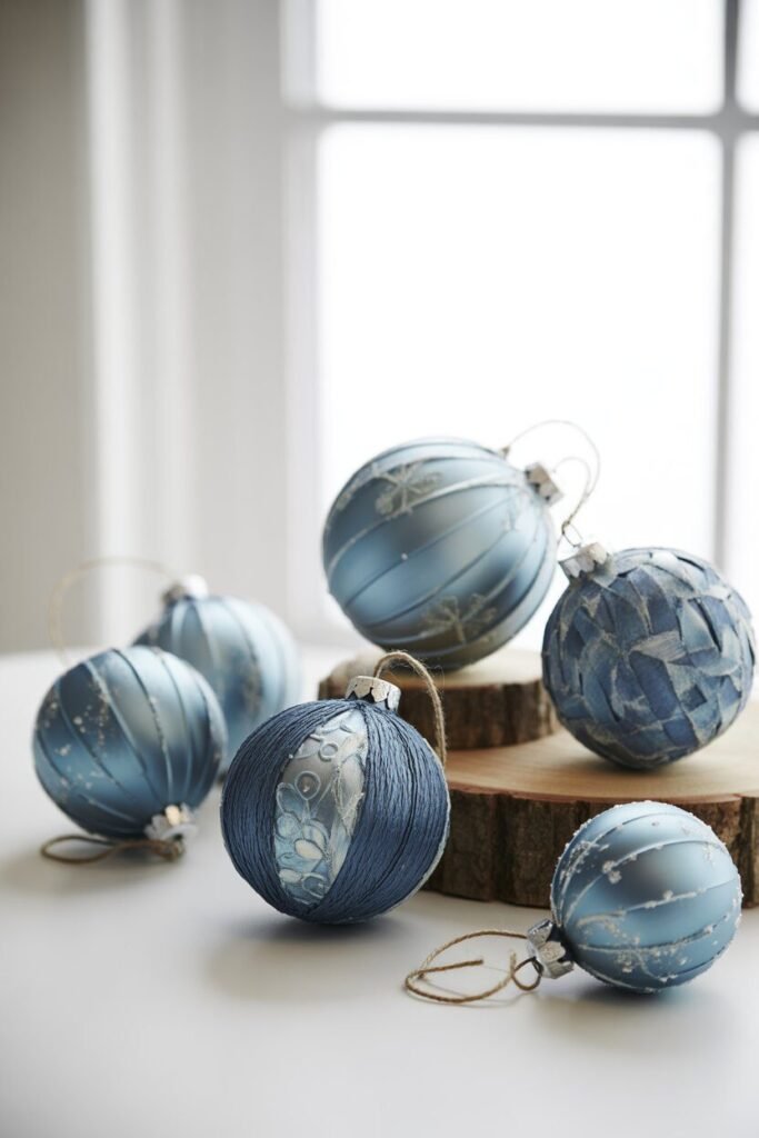 Blue christmas decor 18 eco friendly blue christmas decor
