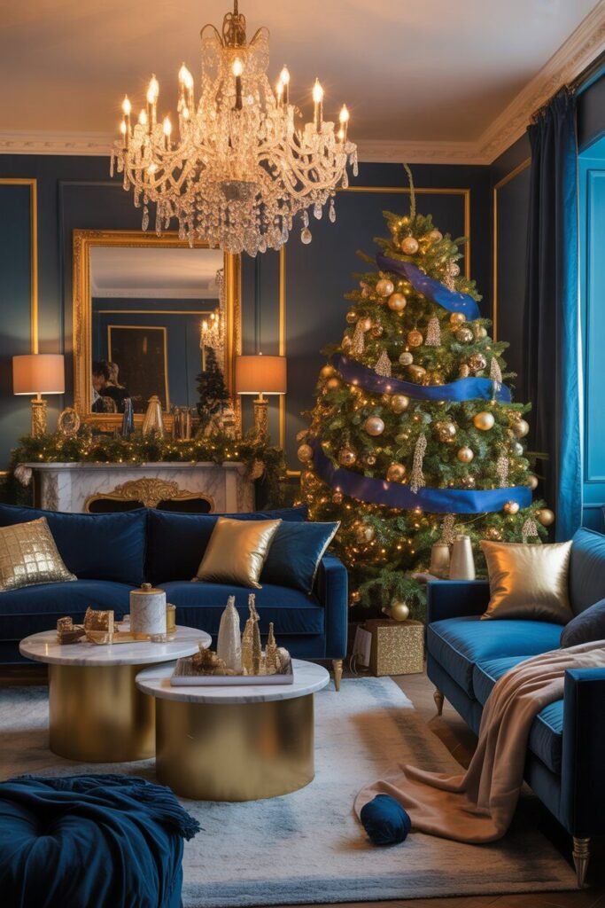 Blue christmas decor 20 luxury blue christmas decor ideas