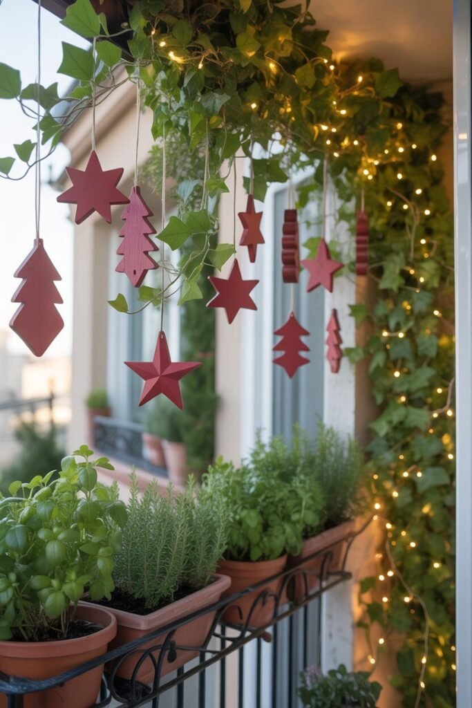 red christmas balcony 13 sustainable red christmas balcony